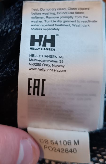 Kurtka Helly Hansen Crew Midlayer Żeglarska Wodoodporna r. M