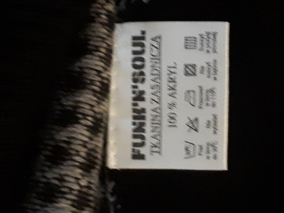Swetr męski r.58 czarno-szary