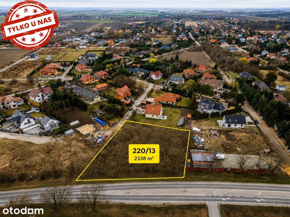 Żerniki Wrocławskie | budowlana 2338 m²| media