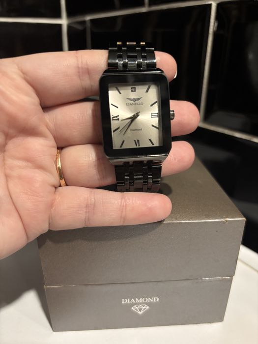 Чоловічий годинник Gianello Genuine Diamond