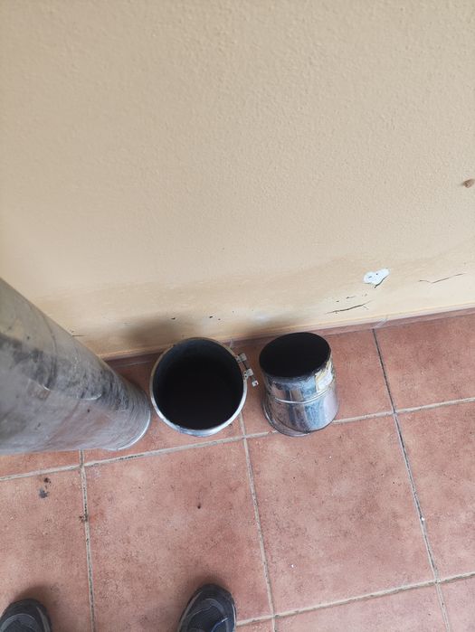 Tubo em latão para chaminés