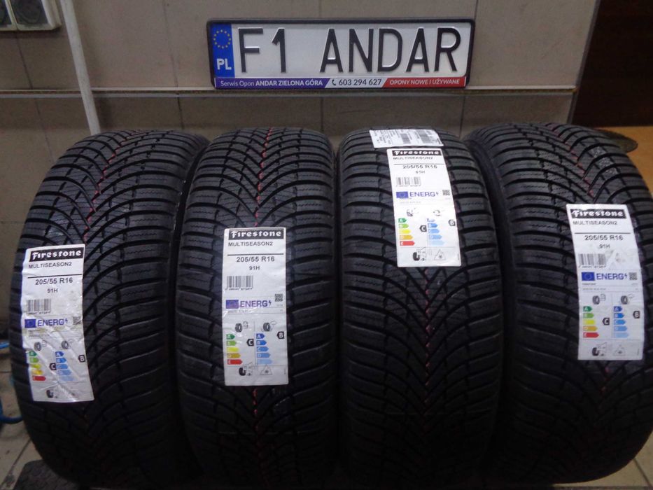 205/55R16 FIRESTONE Multiseason 2 -Nowe Opony Całoroczne, ANDAR Poleca