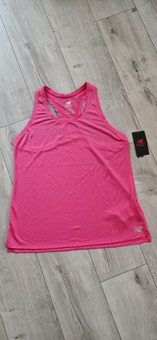 New Balance bluzka koszulka T Shirt sportowa treningowa bokserka Core Run Tnk