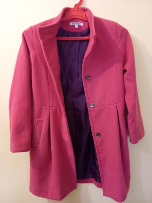 Пальто на дівчинку демісезон 146-152 10-12 років