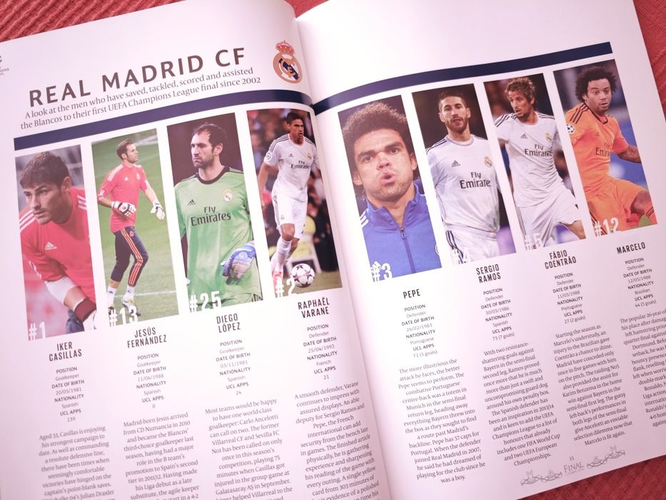 Programa Oficial Final Champions 2014 - Real Madrid/Atlético Madrid