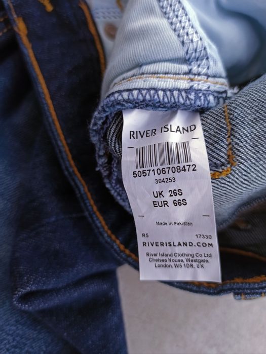 RIVER ISLAND  oryginalne spodnie damskie skinny  sid  W26  L30