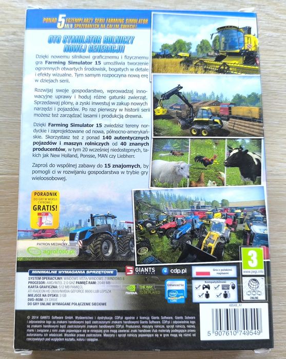 Farming Simulator 15 [PC] (POLSKA WERSJA) - Wydanie Premierowe