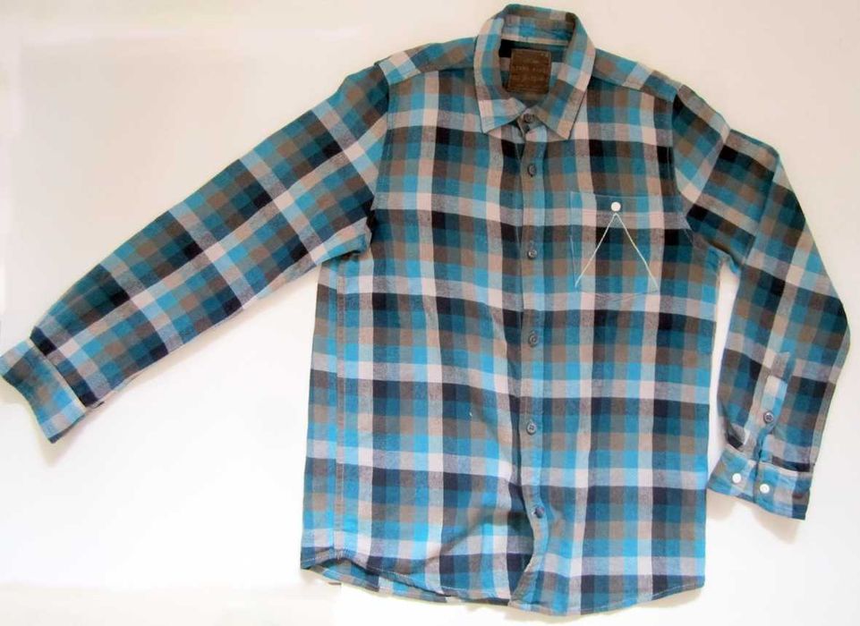Blue Plaid Children's Shirt, Like New
