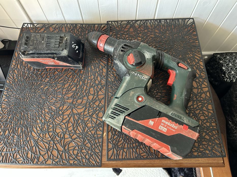 Młotowiertarka Metabo KHA-36LTX Mocny/2x Aku 5.2ah/Konkret/Wys!