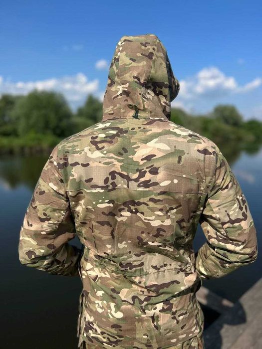 Тактична чоловіча військова весна|літо|осінь куртка парка М65 Han Wild Мультикам S-3XL