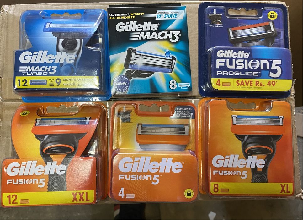 Станки и кассеты для бритья Gillette ассорти