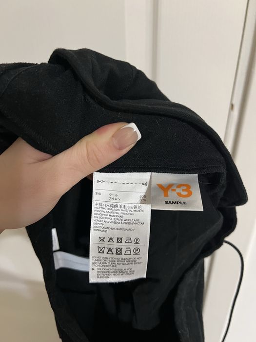 Y-3 штани широкі шерстяні