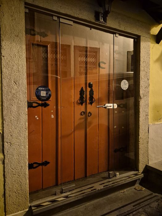 porta de vidro temperado