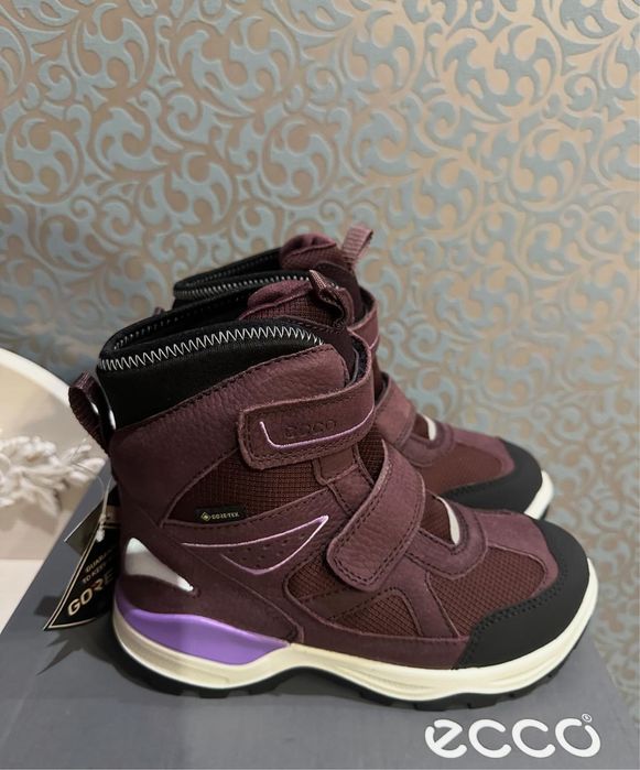 Ecco mountaine зимові чоботи бордо розм  :30,31,32,33,34,35,36,37,38