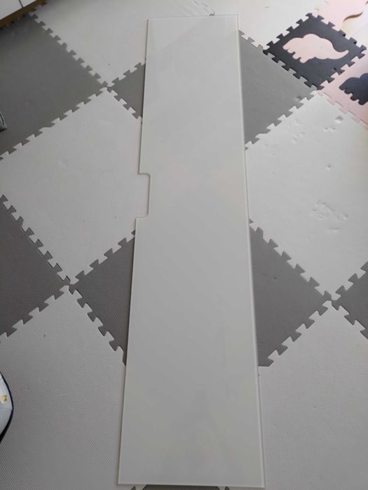 IKEA górny panel na TV, szkło/biały