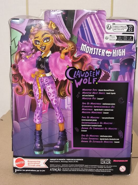 Лялька Монстер Хай Клодін Вульф вихованцем Monster High Clawdeen Wolf