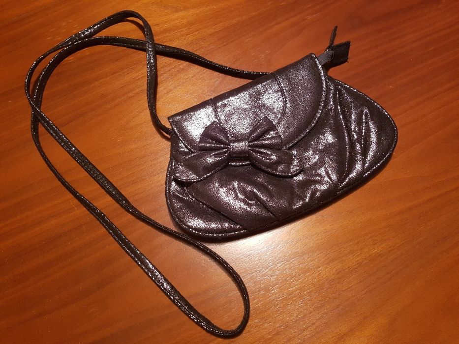 Jak NOWA mała maleńka torebka torebeczka z połyskiem