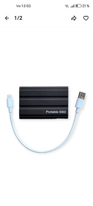 зовнішній  накопичувач SSD  2тб