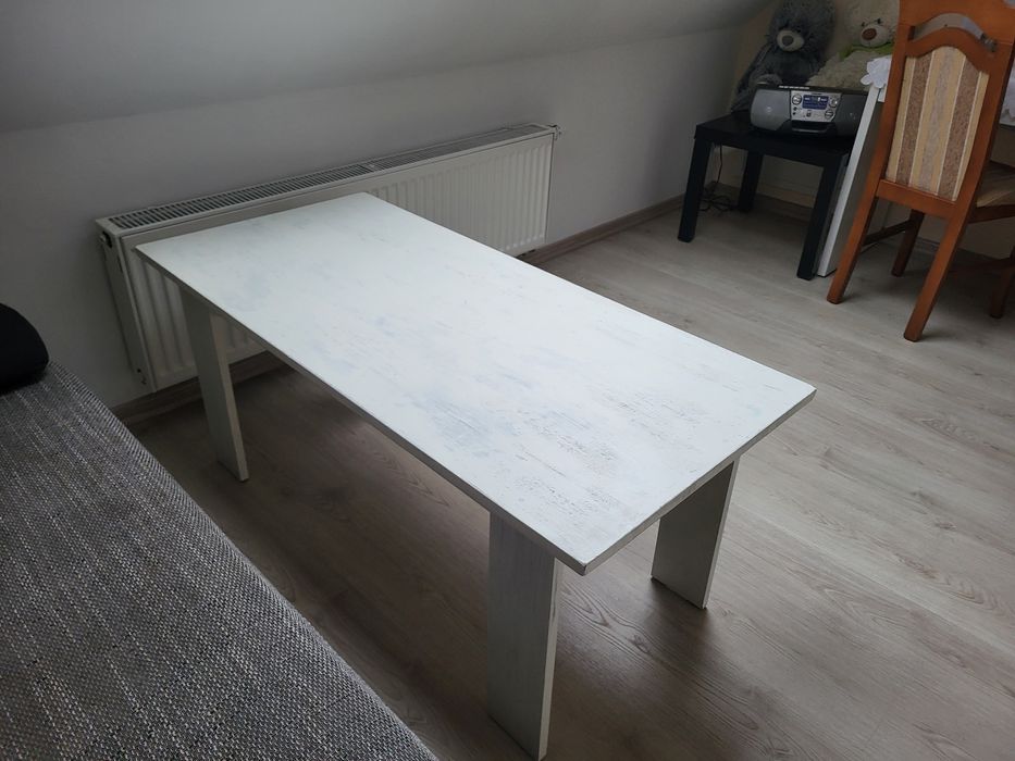 Sprzedam białą ławę 120 x 56