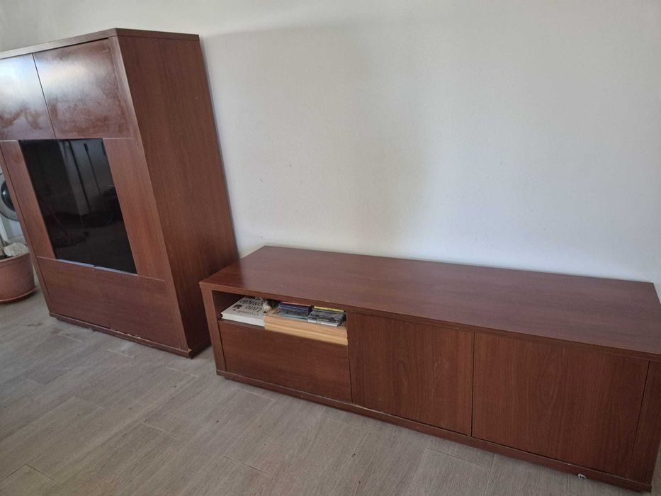 conjunto sofá+ movel TV+ movel