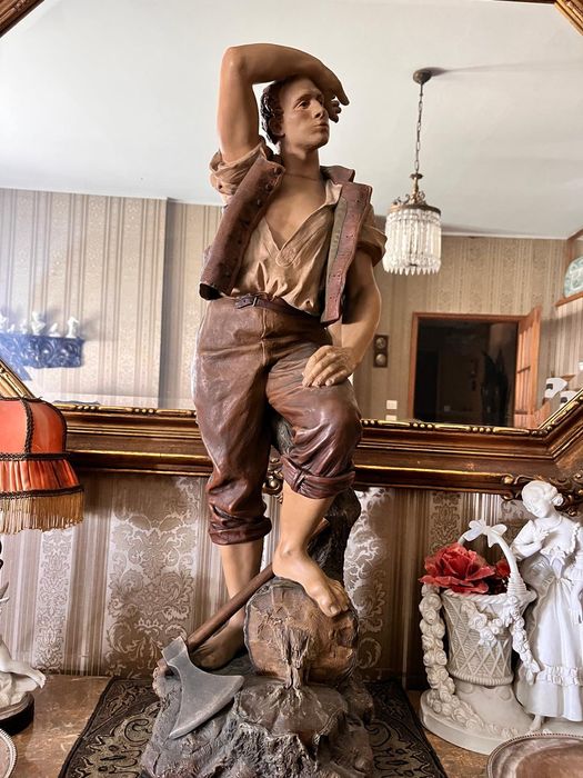 Escultura "O Lenhador" Le Bucheron