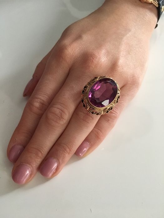 Pierścionek 14k. Złoto. Jak lmago artis nie noszony.