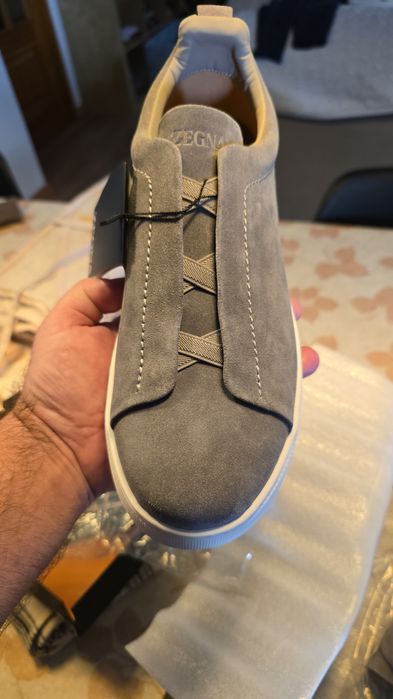 Zegna cinza camurça 42 entrega imediata