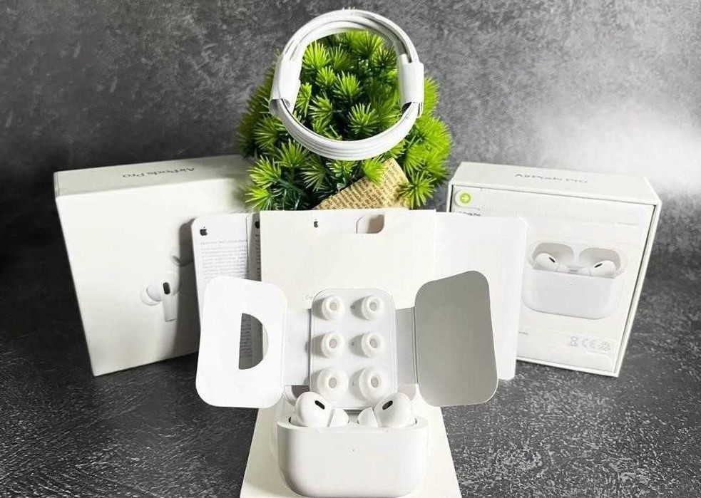 Навушники АірПодс pro В2 FULL. активне шумозаглушення + чохол