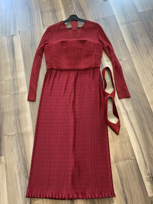 Акция 4000 Новое бордовое платье MaxMara p. M-L Италия