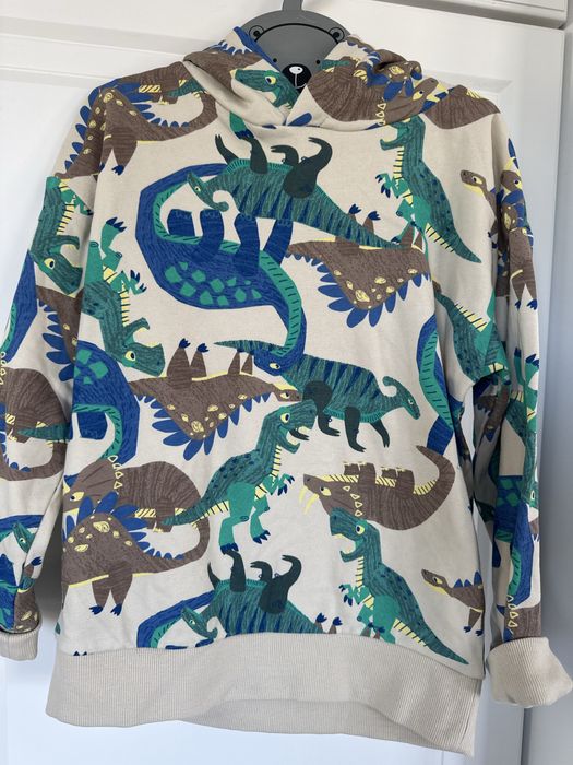 Bluza w dinozaury 128 chlopiec wisoenna