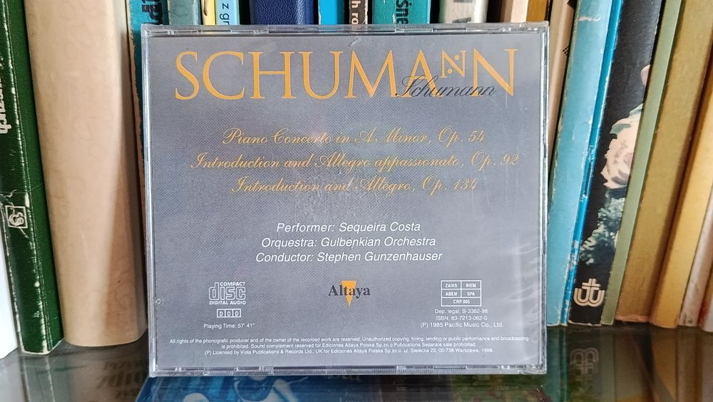 Robert Schumann – Piano Concerto In A Minor, Op.54 CD