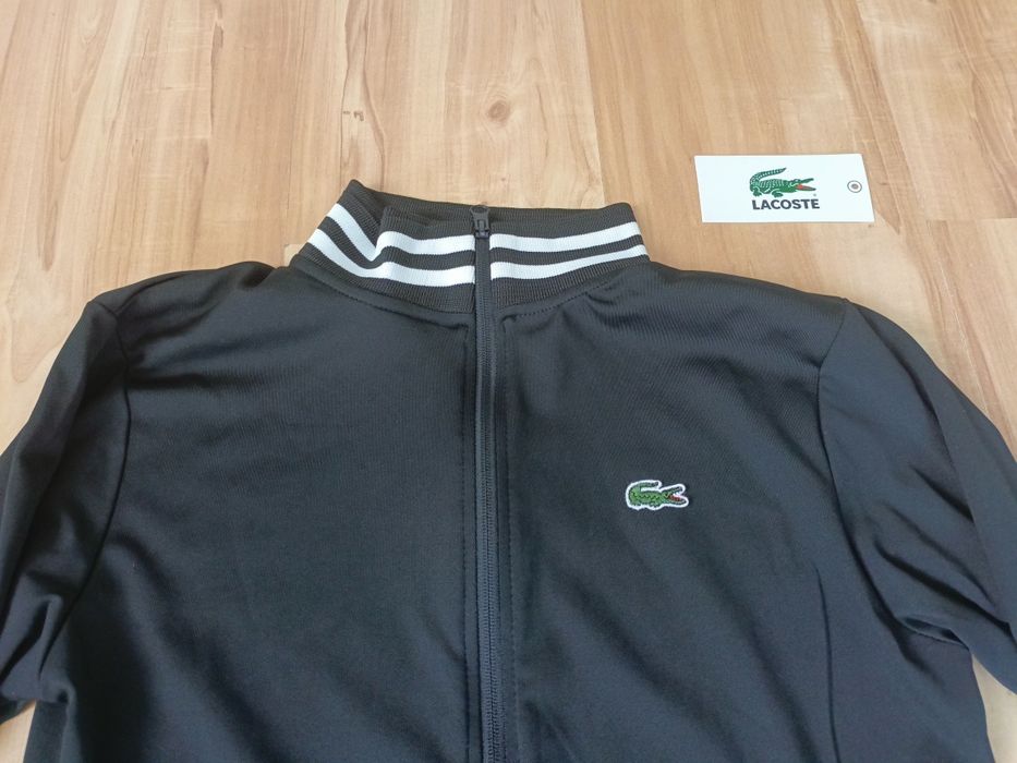 Rozpinana Bluza Sportowa Czarna ze Ściągaczami