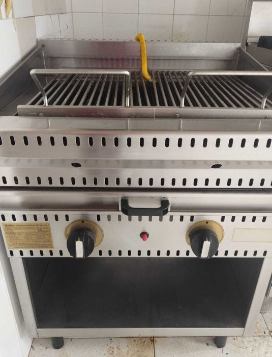 Frigorifico Inox e Grelhador a gás