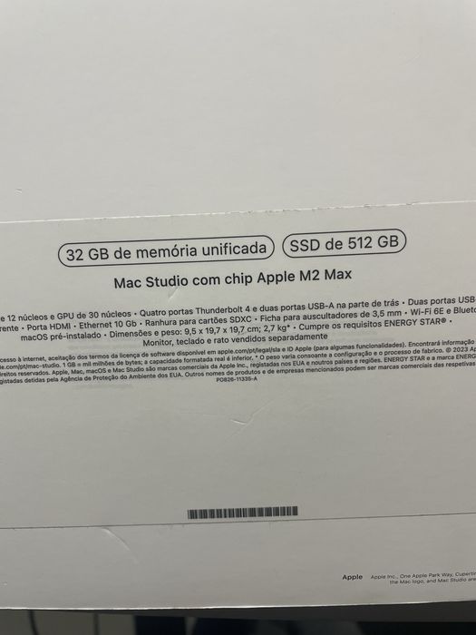 Mac Studio M2 Max (NOVO)
