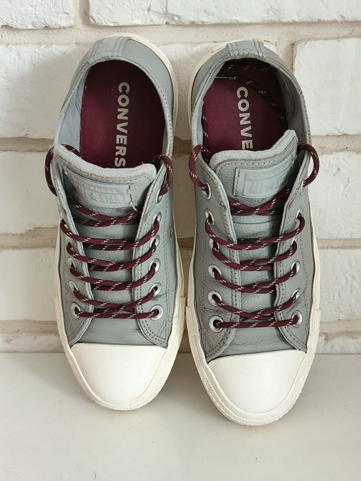 Trampki skórzane szare Converse All Star r. 39