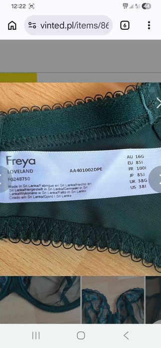 nowy biustonosz Freya