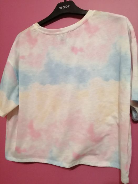 Bluzka koszulka tie-dye kolorowa rozmiar L