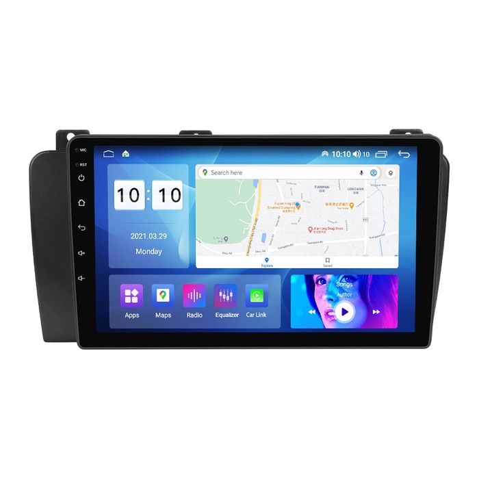 Rádio Android Volvo 2000-09 Xc70 V70 S60 CARPLAY GPS WIFI 2/32GB BT