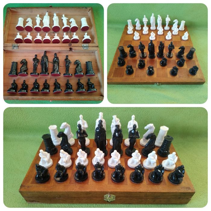 Шахматы САМУРАИ, РЫЦАРИ, Киевска Русь, Ярослав Мудрий все из 70 тых -