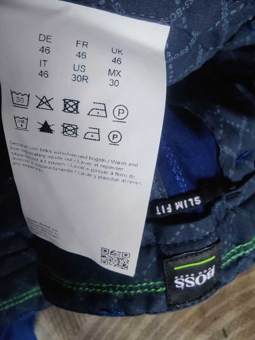 Джинсы (chino Hugo Boss Germany w30 stretch navy.