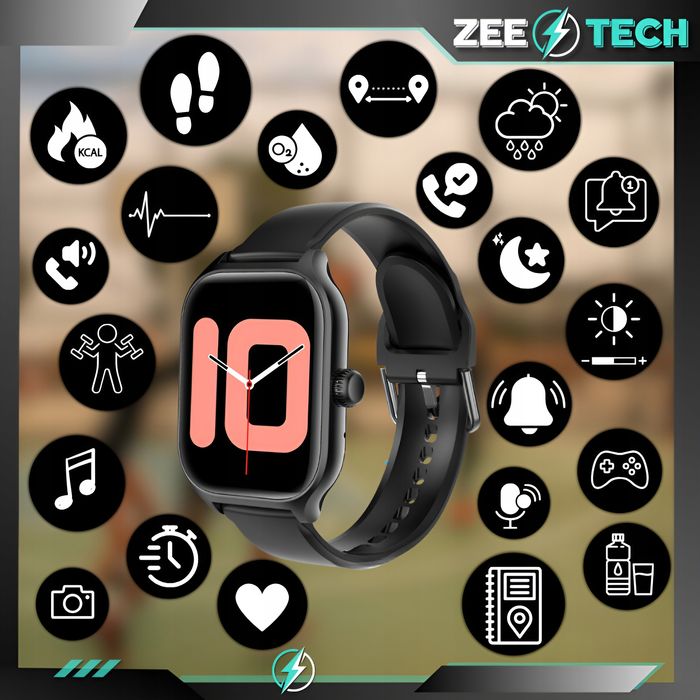 Smartwatch Męski Damski Zegarek Rozmowy J.polski Tętno Ciśnienie Tlen
