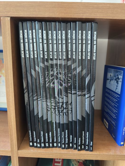 Coleção 16 livro Altas Visual da Ciência