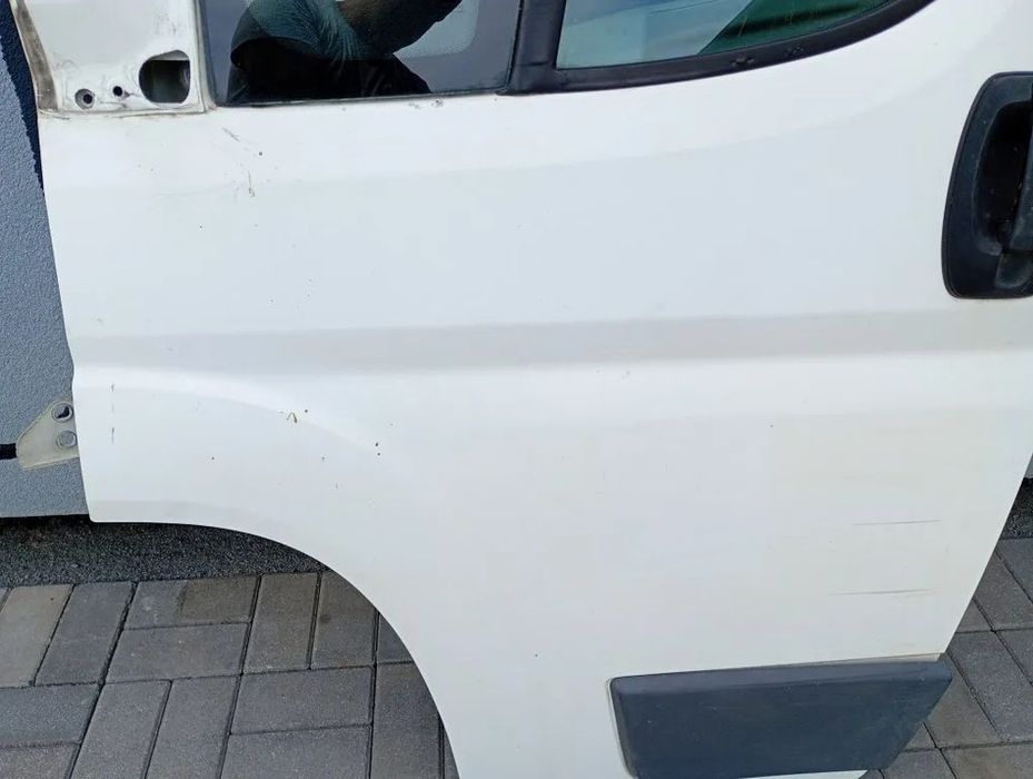 drzwi przednie lewe przód szyba kompletne fiat ducato jumper boxer iii