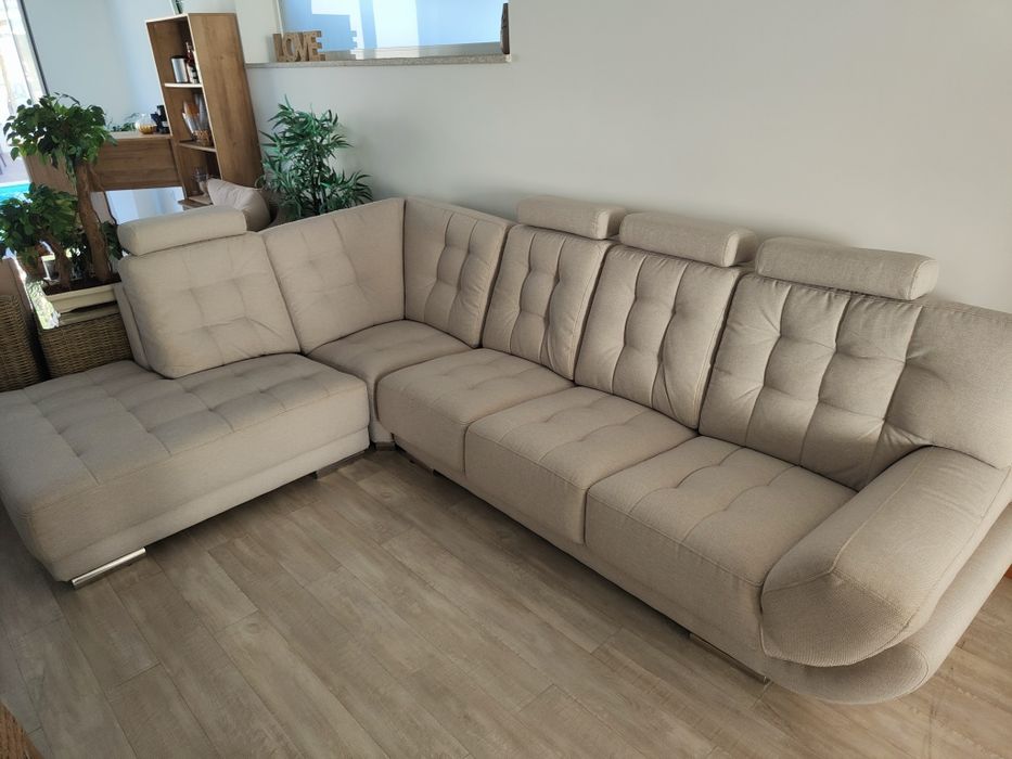 Sofá chaise long 3 metros estofado