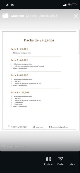 Pack festas/ doces/ lembrancas