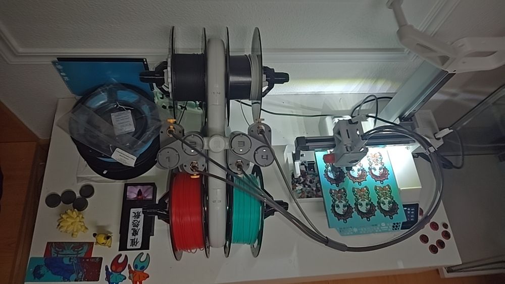 Bambulab A1 mini Combo com upgrades.