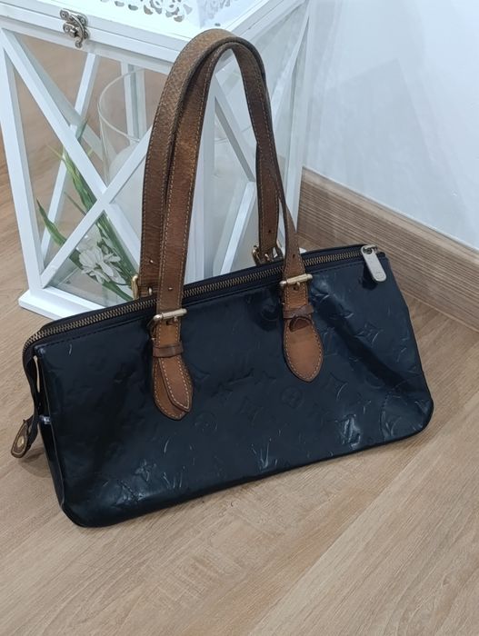 Louis Vuitton Rosewood Avenue Monogram Vernis Preta – Autêntica Made in France