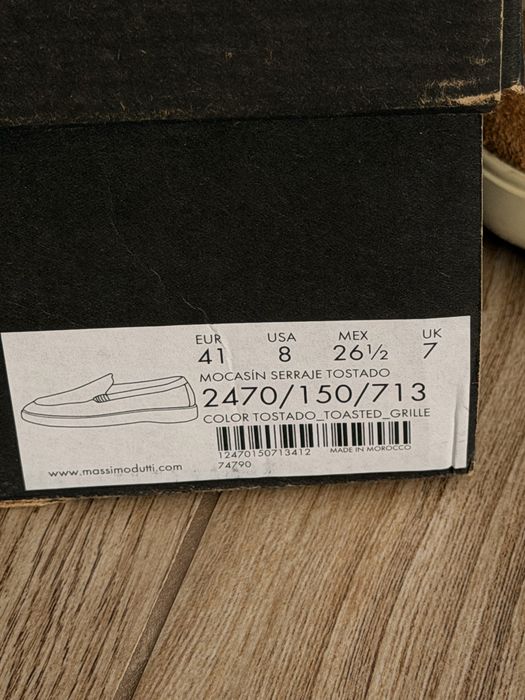 Лофери чоловічі Massimo Dutti, розмір 41