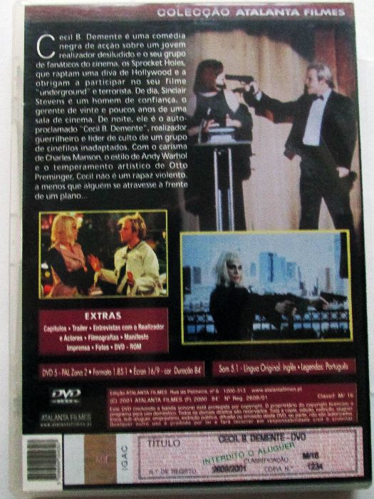 DVD - Cecil B. Demente, Melanie Griffith, Adrian Grenie, Alicia Witt