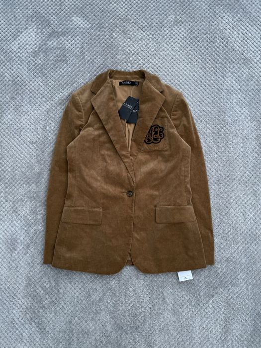 Polo Ralph Lauren Woman Bullion Corduroy Blazer Black Label піджак